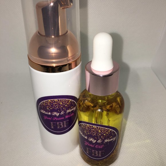 BLACK FIG & HONEY YONI WASH & OIL COMBO - Picture 1 of 1
